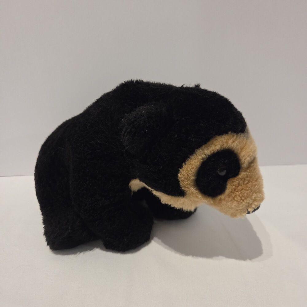 Wildlife Tree Stuffed Animal Andean Black Bear Brown Plush 12"